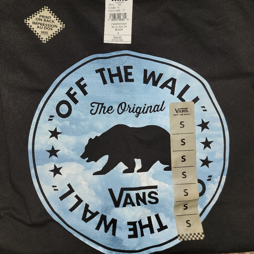 *NEW* Men's Vans Sky Tee Size Small